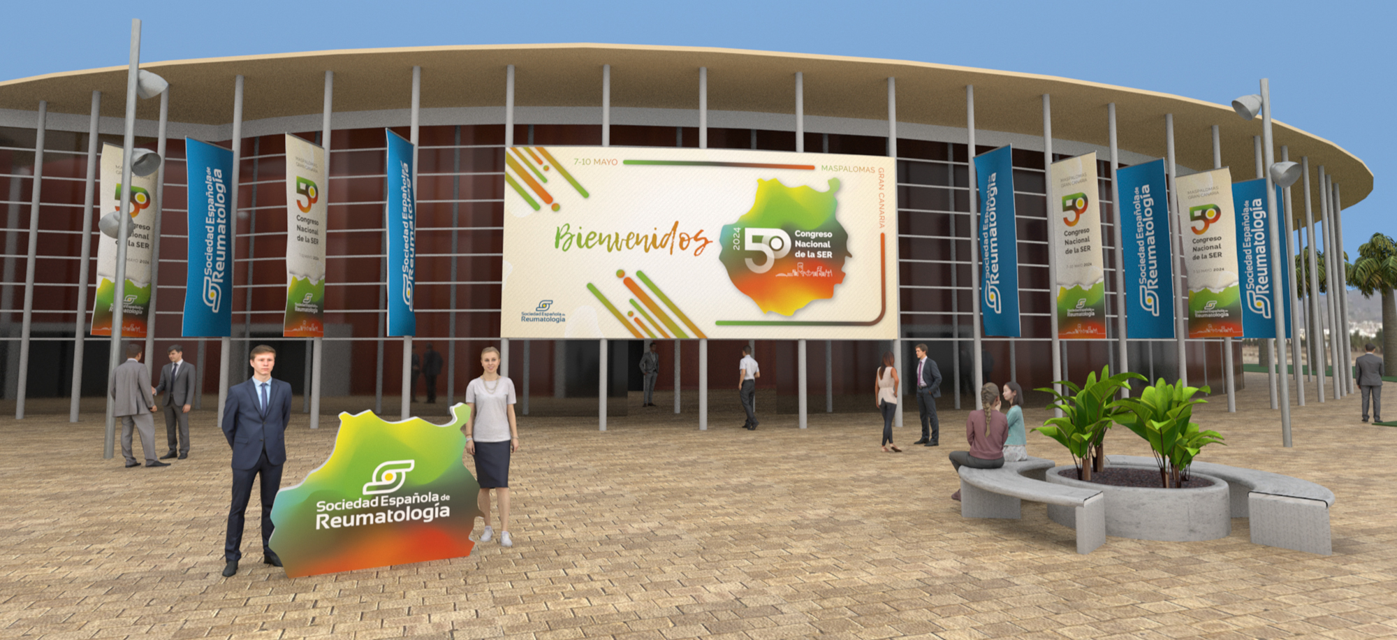 Stands y espacios 3D